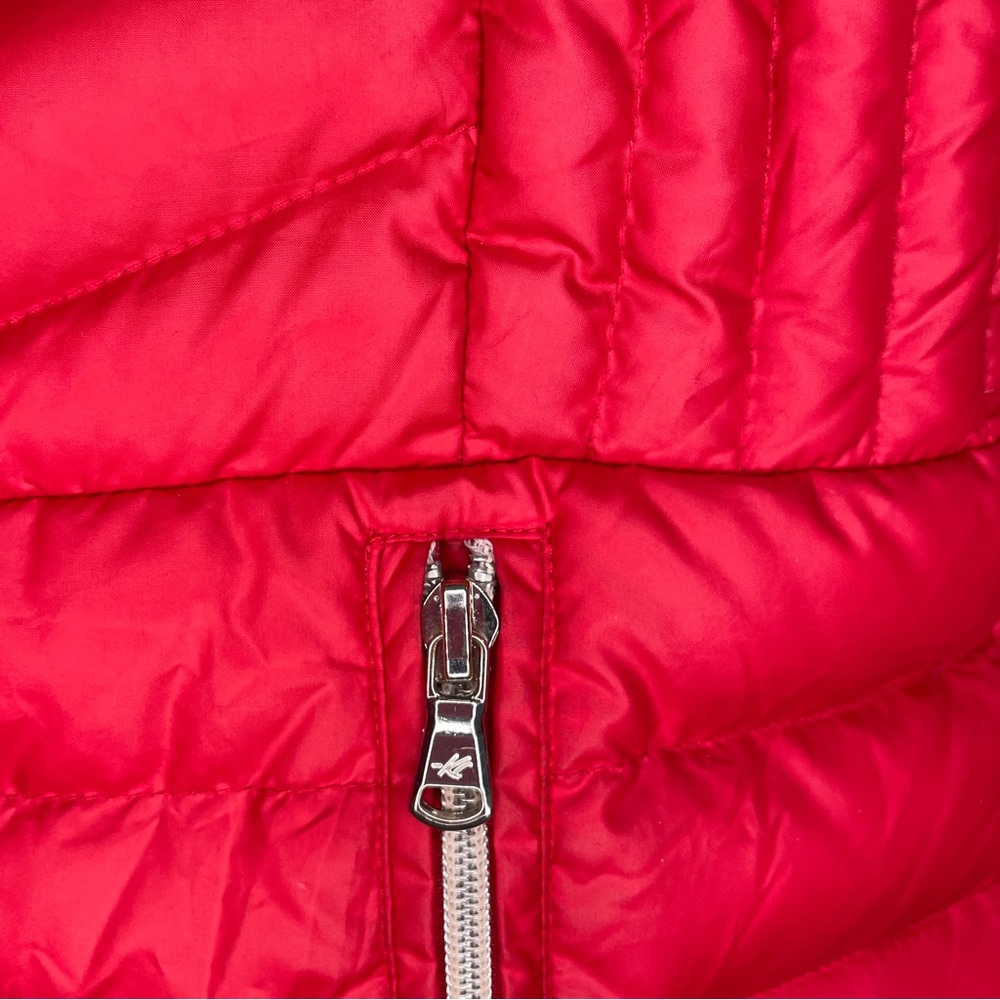Kenneth Cole Reaction Women's Red Quilted Packable Puffer Jacket - Picture 6 of 16